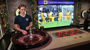 Volleyball match live score display on macau303 slot showing real-time set progress and market odds